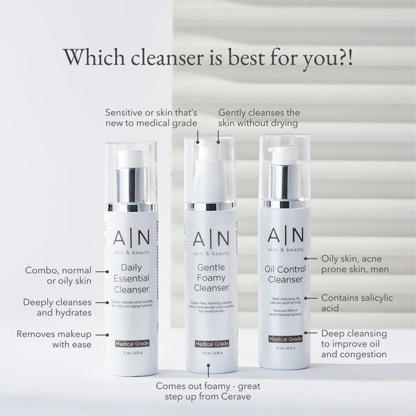WHICH CLEANSER IS BEST FOR YOU? - AN Skin & Beauty